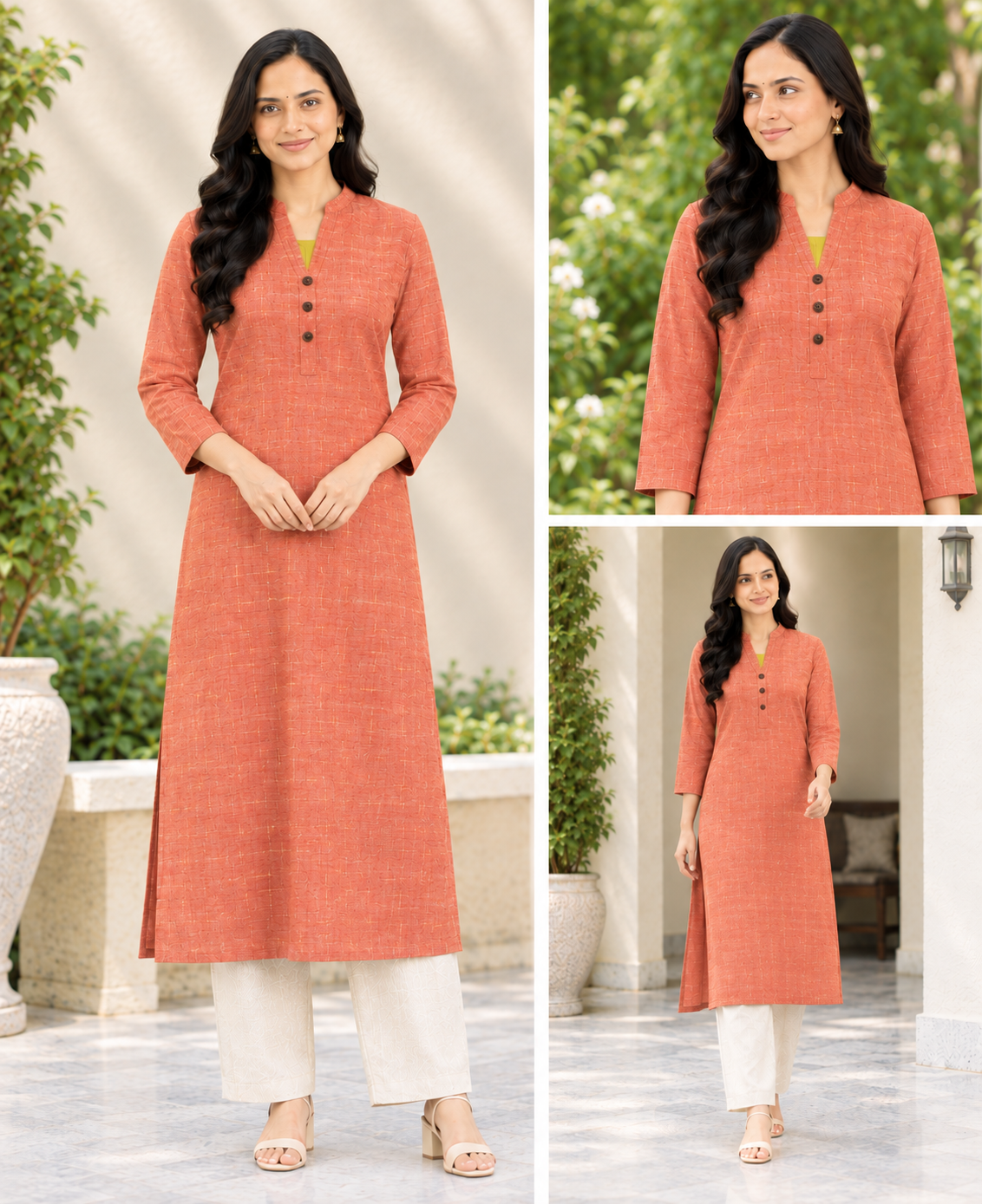 Cotton Long Top Dress - Image 2
