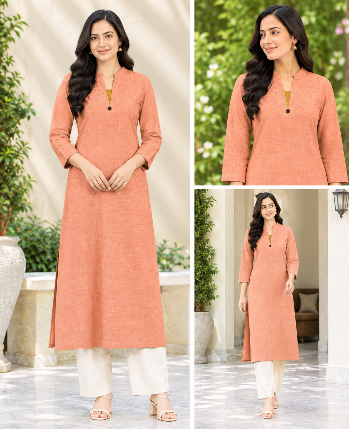 Cotton Long Top Dress - Image 3