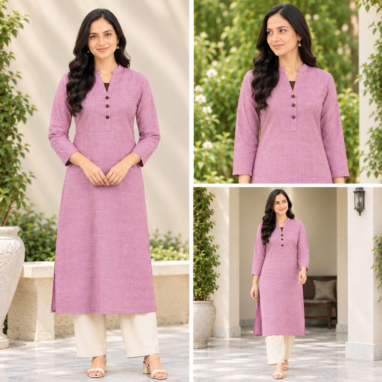 Cotton Long Top Dress - Image 4