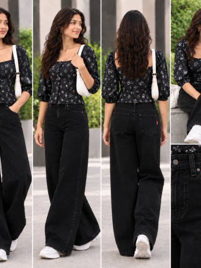 Denim Baggy Fit Jeans